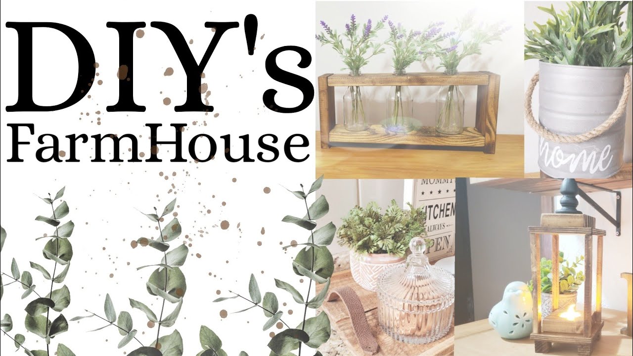 Faça você mesmo: Decoração FarmHouse/ DIY/ do lixo ao luxo/ lanterna/ bandeja/ vasos