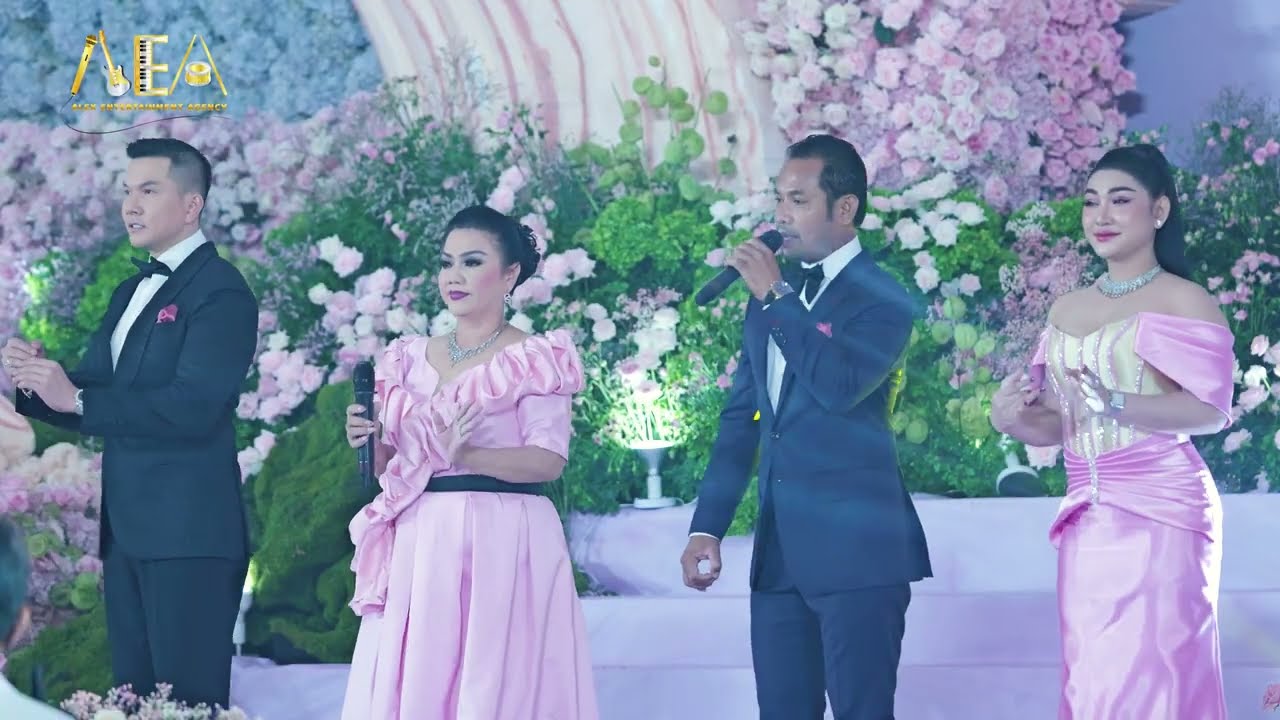 ឆ្លងឆ្លើយរាំវង់ សារ៉ាវ៉ាន់ តាលុង​ទ្វីស, Romvong khmer Song Alex Entertainment Agency 2025 Live Band