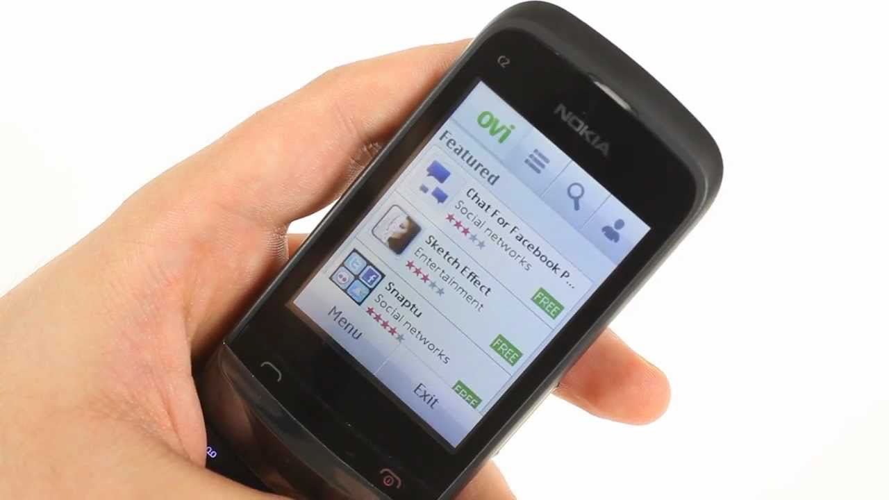 Nokia C2-02 user interface demo
