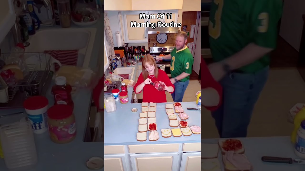 Mom of 11 Morning Routine! 🥚🥛🍞