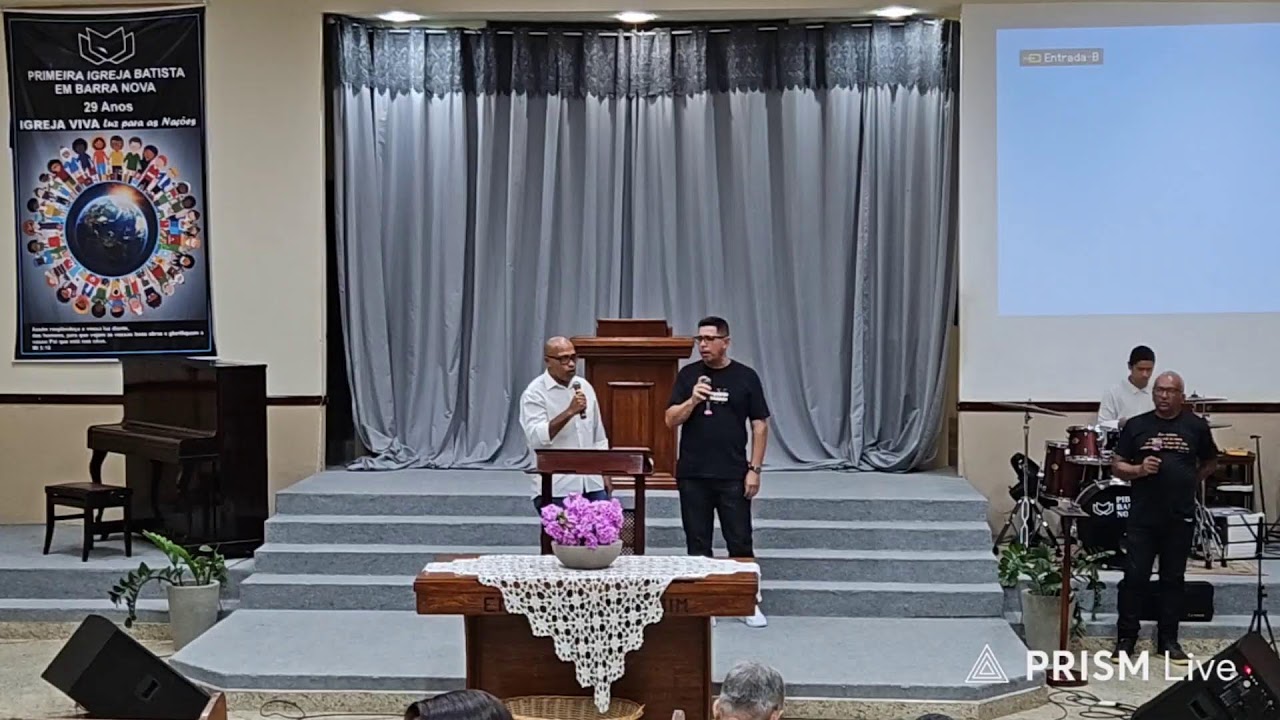 Transmissão ao vivo de PRIMEIRA IGREJA BATISTA EM BARRA NOVA