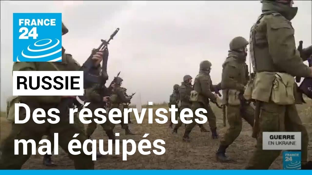 Mobilisation partielle en Russie : des r&eacute;servistes mal &eacute;quip&eacute;s &bull; FRANCE 24