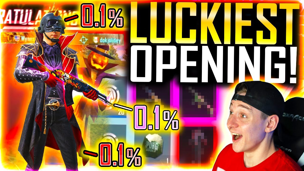 INSANE 0.1% CRATE OPENING LUCK?! The HARDEST Skins in PUBG HISTORY!