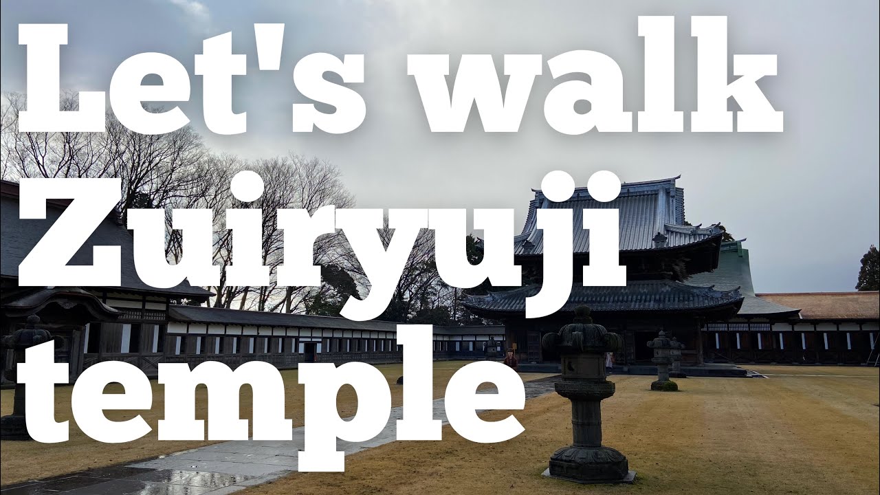 【4K】Walk Zuiryuji in Toyama, Japan/富山県の≪国宝≫瑞龍寺を散歩#66
