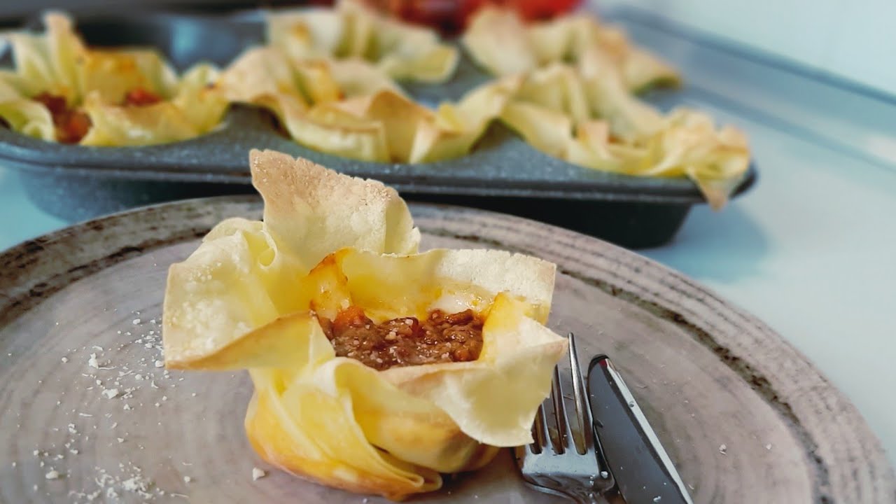 I pi&ugrave; veloci e di grande effetto - Cestini di lasagne| Cosulete de lasagna #lasagna