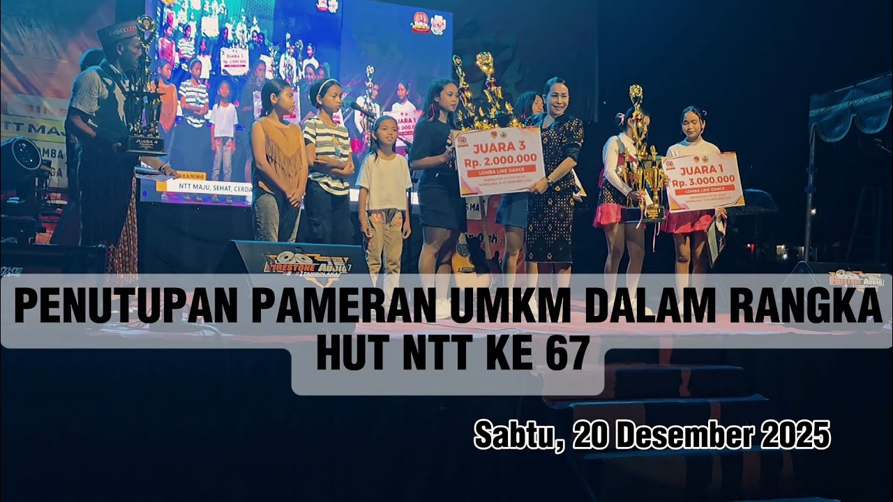 PENUTUPAN PAMERAN UMKM KABUPATEN SUMBA BARAT DAYA TAHUN 2025