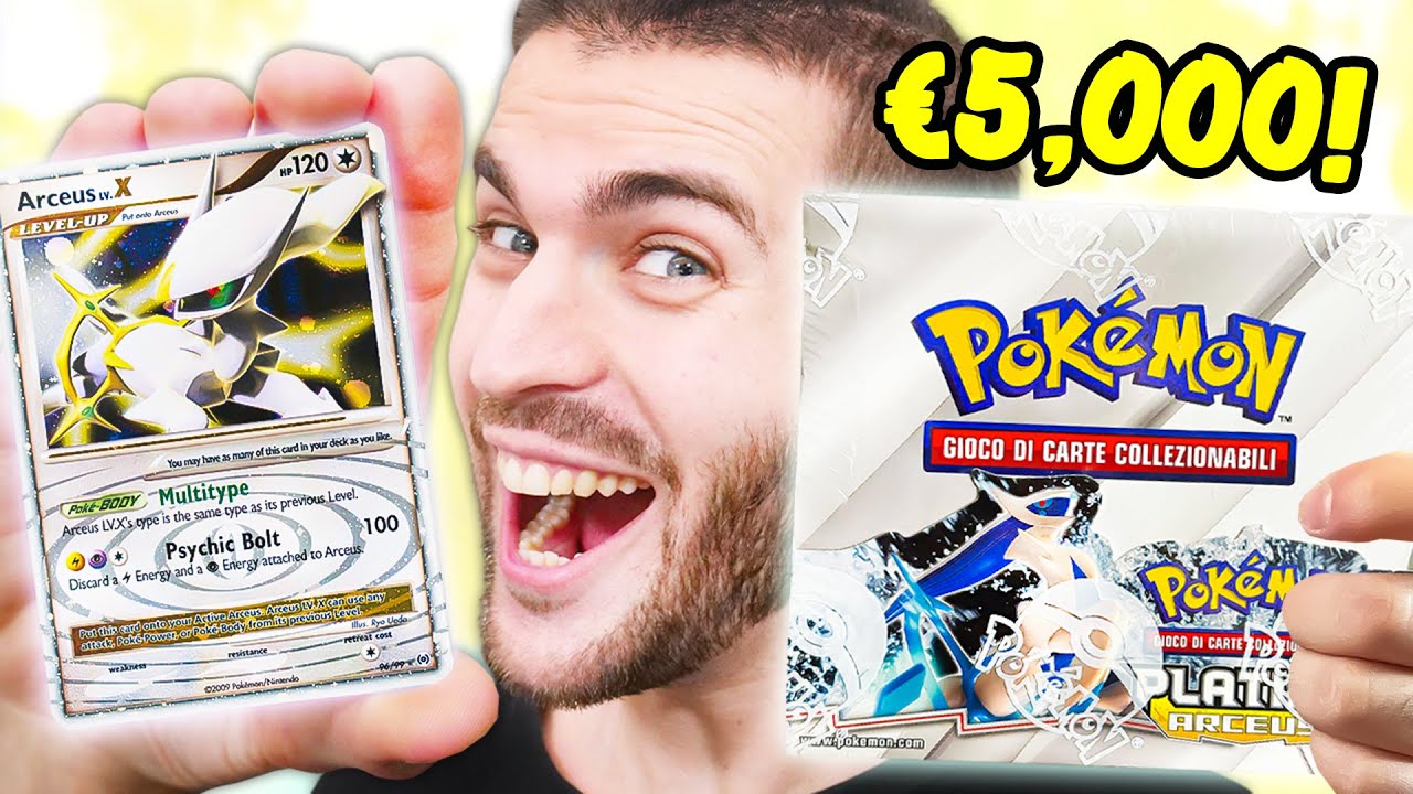 APRO con ZANO e MASSEO un BOX POKEMON PLATINO ARCEUS da 5000€! [Evento Box Break]