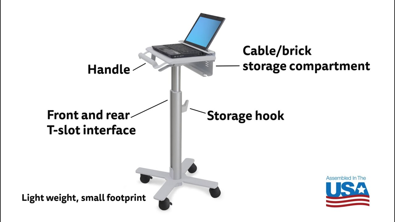 Ergotron StyleView® Laptop Cart, SV10