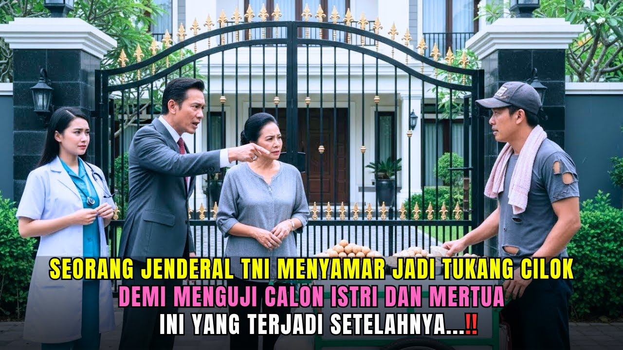Jenderal TNI ini Menyamar Jadi Tukang Cilok Untuk Menguji Calon Istri dan Mertuanya! ini Yg Terjadi