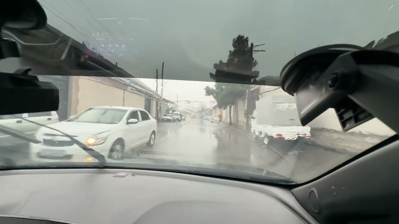 Chevrolet car asmr DRIVING IN THE RAIN Asmr