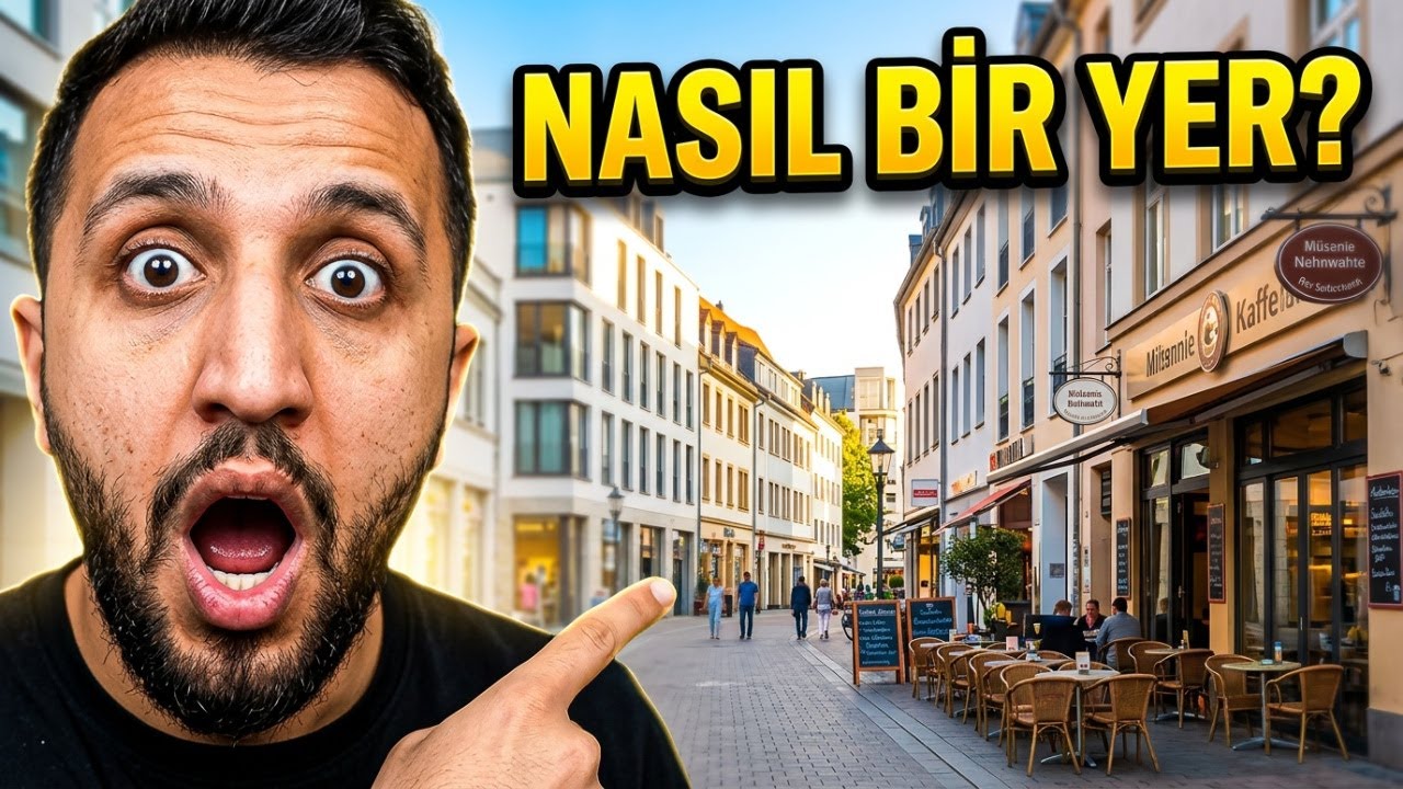 ALMANYADA YAŞADIĞIM YER | ŞEHİR VLOG