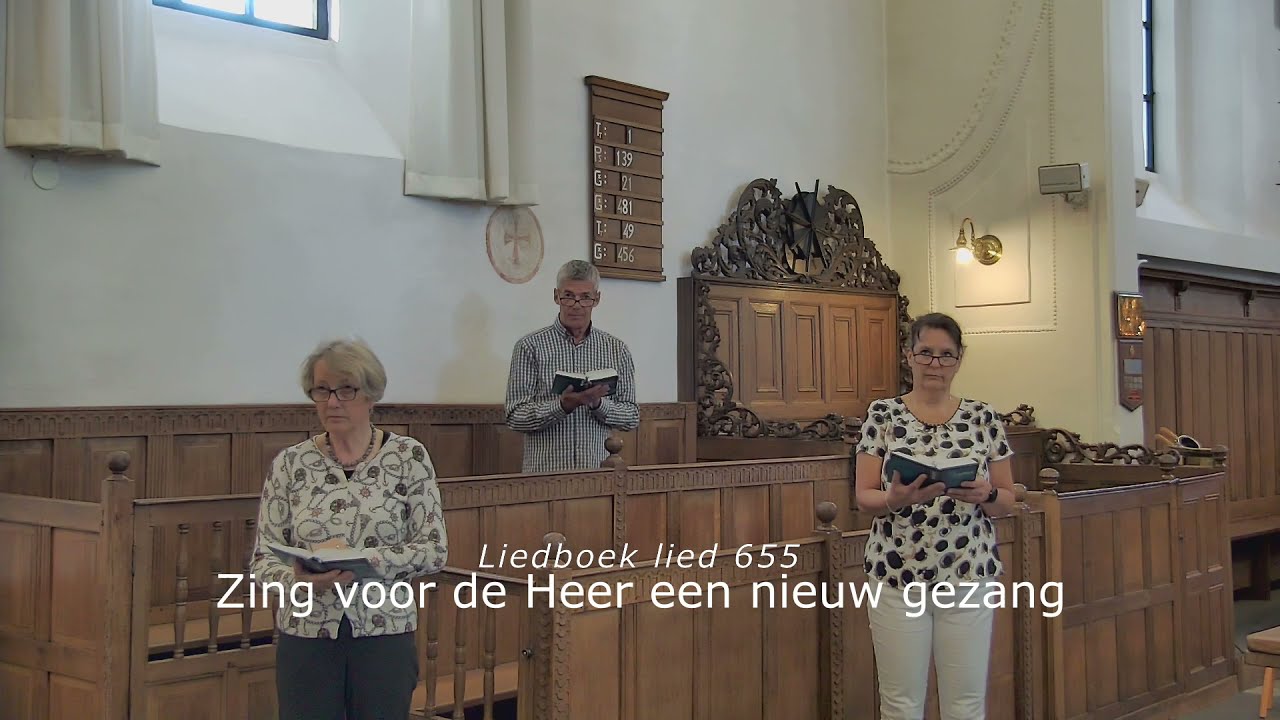 Liedboek lied 655  - Zing voor de Heer een nieuw gezang!