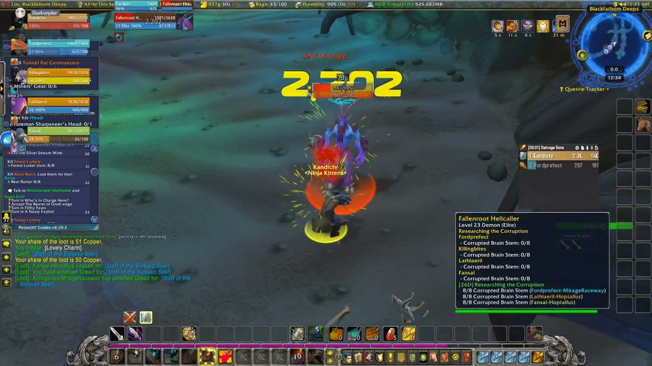 MOP - Level 30 - Tanking Blackfathom Deeps