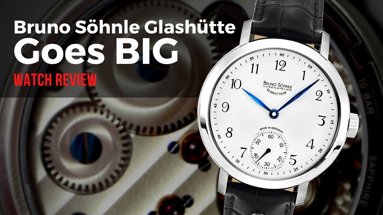 Bruno S&ouml;hnle Glash&uuml;tte Mechanik Edition X Featuring: Bold Size, Unitas Movement. Watch Review.