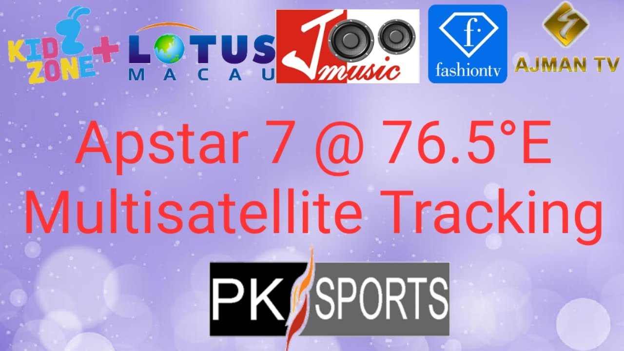 Apstar 7 multi satellite Tracking with Intelsat 17 (Clamping) 2020