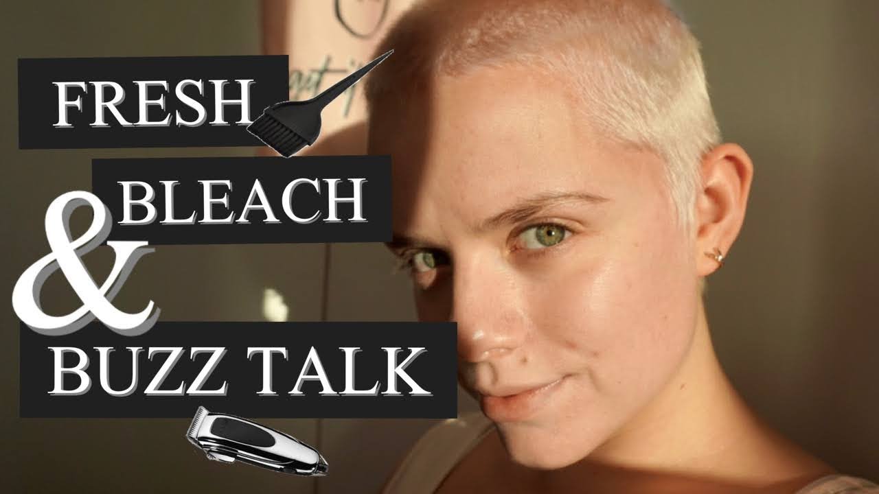 Bleaching My Buzz & Buzzcut Chat (My Buzzcut Confidence 101 & Q&A) | TINIETASHAA