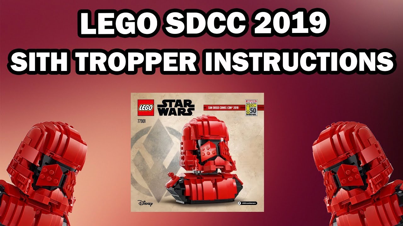 LEGO SDCC 2019 - SITH TROPPER Building Instructions - 77901