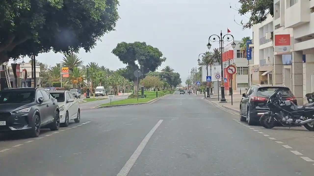 جولة في مدينة أكادير إنطلاقا من زنقة مراكش في إتجاه ميناء أكادير