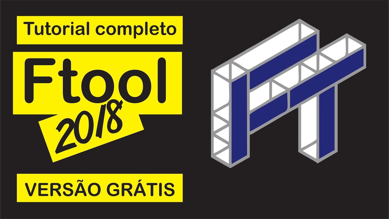 Tutorial do Ftool 2018 - parte 1 (Diagramas de Momento Fletor, Esforço Cortante e Esforço Normal)