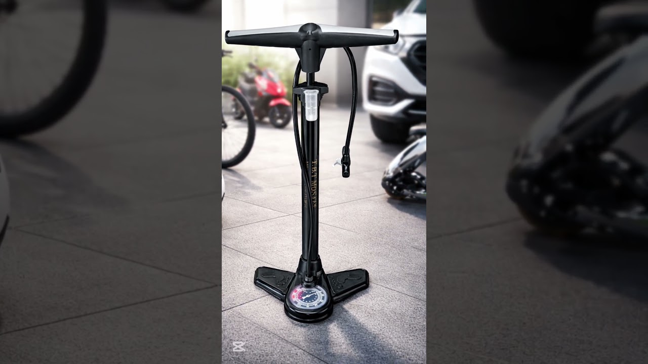 🚲🚗 منفاخ أرضي احترافي بعداد ضغط دقيق