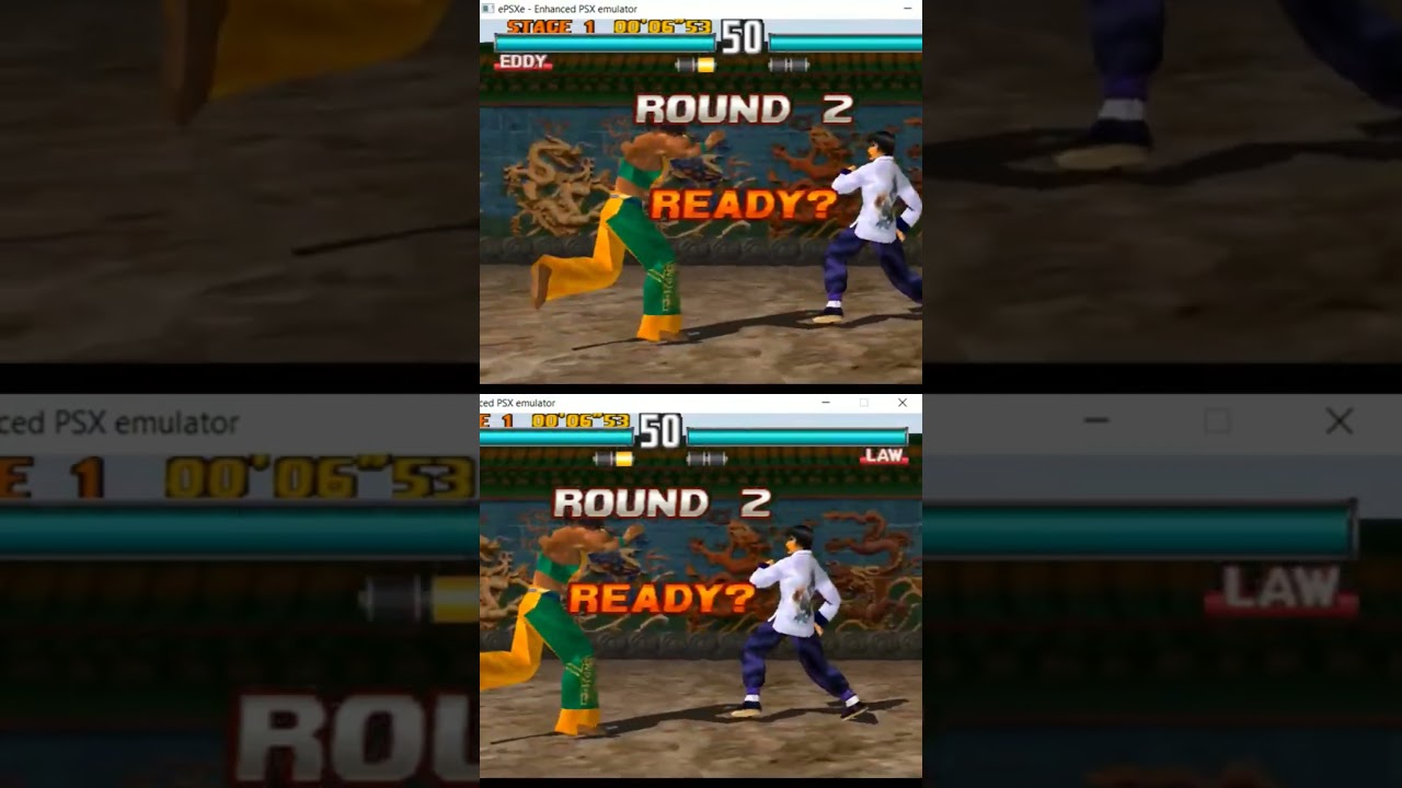 Tekken 3 Eddy vs Law | Trending Fight #retro #gaming #theplayloop #tekken3 #tekken #viral #shorts