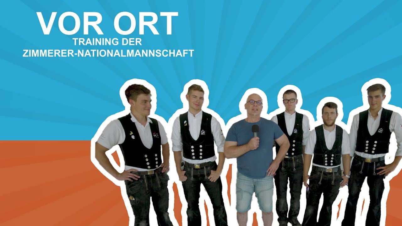 Vor Ort: Zimmerer-Nationalmannschaft trainiert für die WM | dach-holz.tv