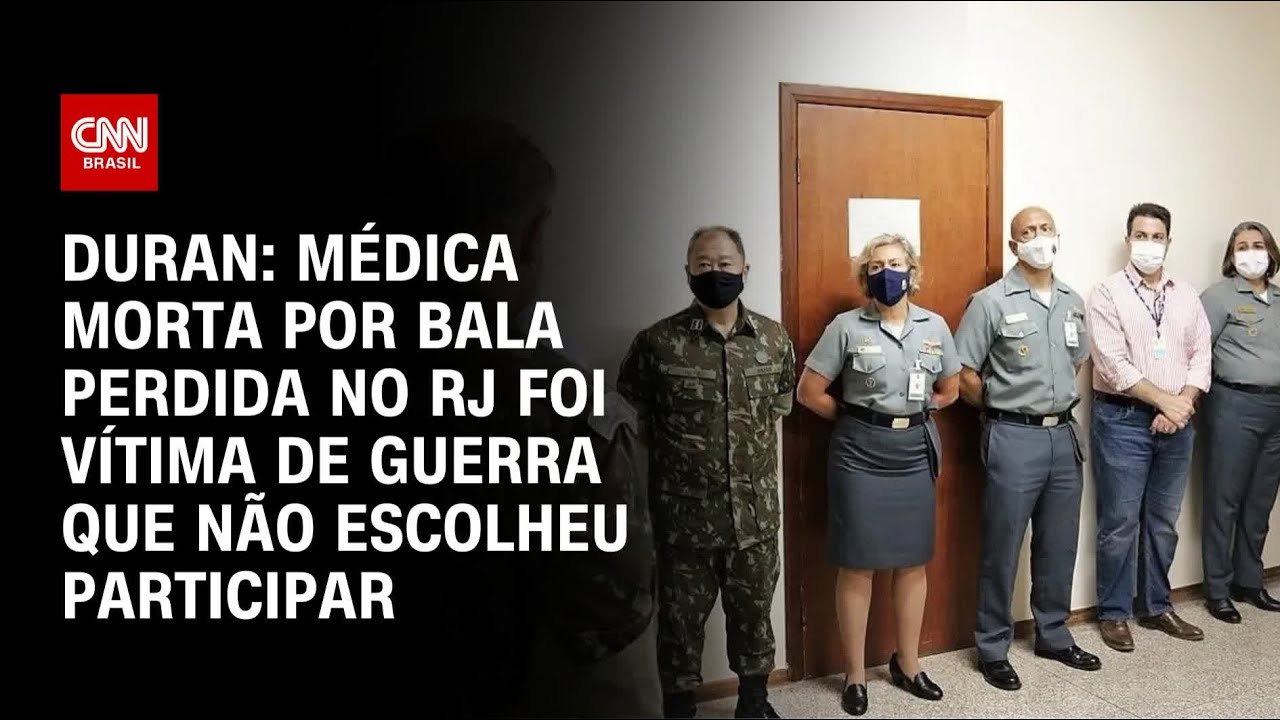 Duran: Médica morta por bala perdida no RJ foi vítima de guerra que não escolheu participar | LIVE
