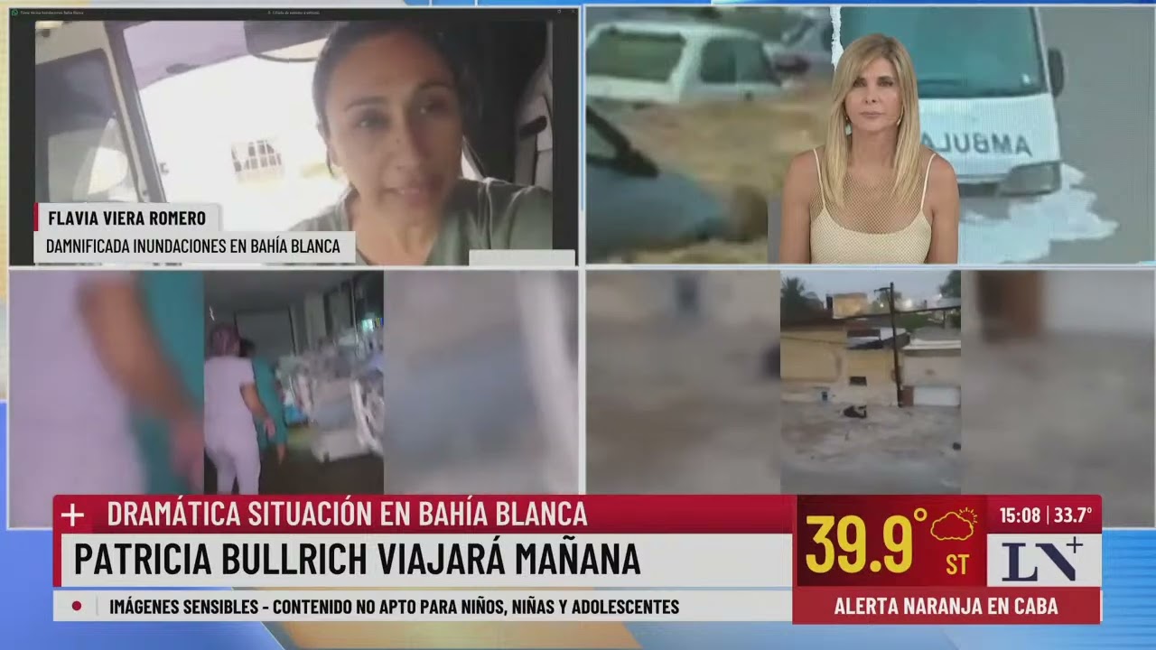 6 muertos tras un trágico temporal en Bahía Blanca: inundaciones y más de 200 evacuados