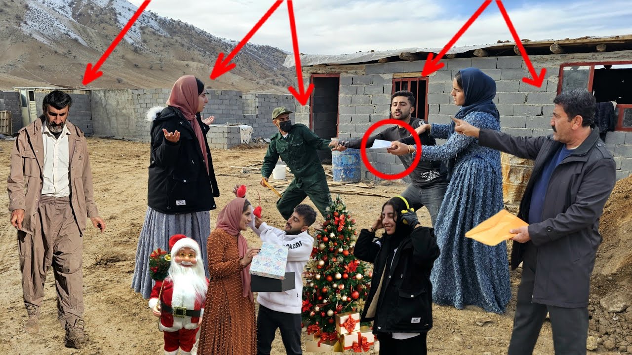 Mehdi's arrest by the landowner: Police presence and Setareh and hamideh extreme concern#setareh 