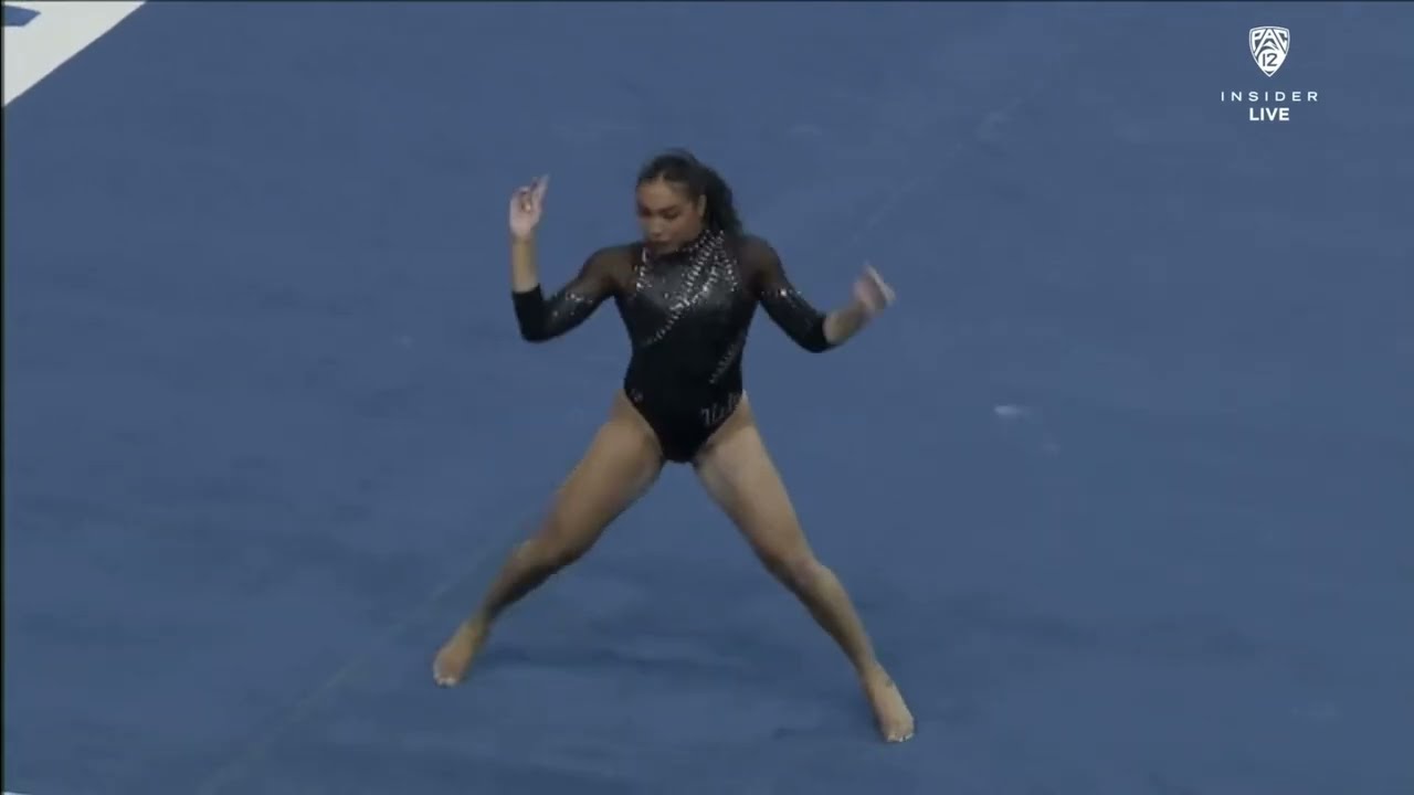 Margzetta Frazier ‘Vogueing’ Inspired Floor Routine Meet The Bruins 2022