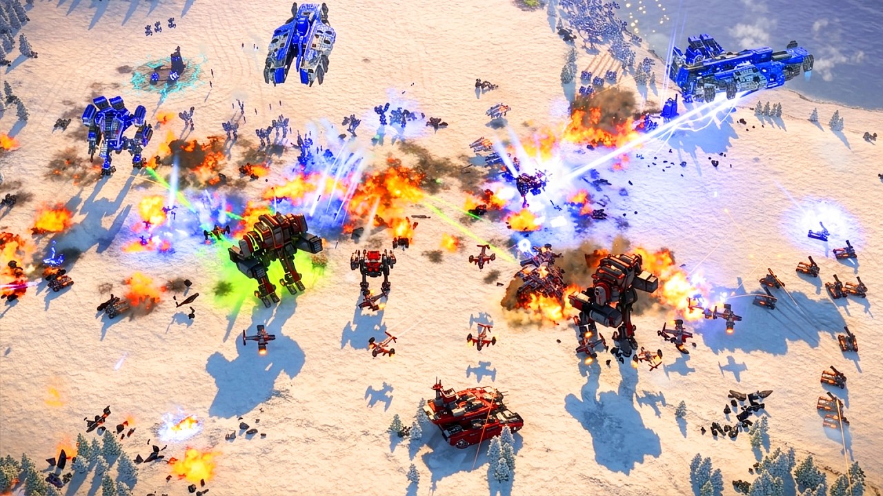 MASSIVE RTS BATTLES: First Look at Ashes of the Singularity 2