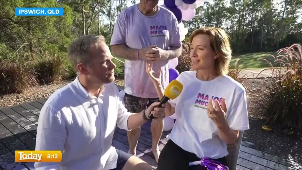 Make March Purple | 9 News Joel Dry & Melissa Downes get 