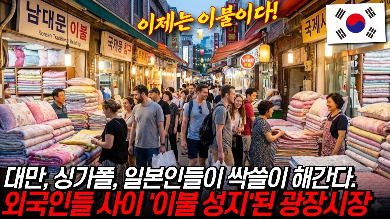 외국인들이 싹쓸이해가는 New 한류제품_'성지'된 광장시장