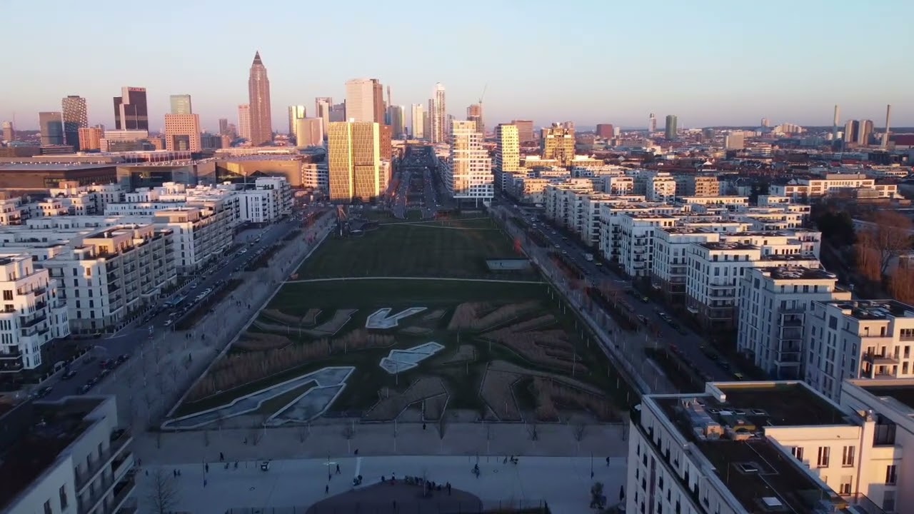Frankfurt, Germany 🇩🇪  HD Vedio. Drone Vedio