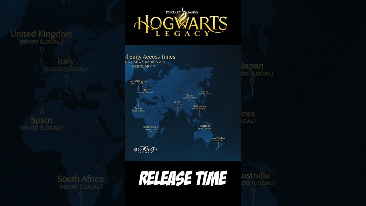 Hogwarts Legacy RELEASE TIMES!