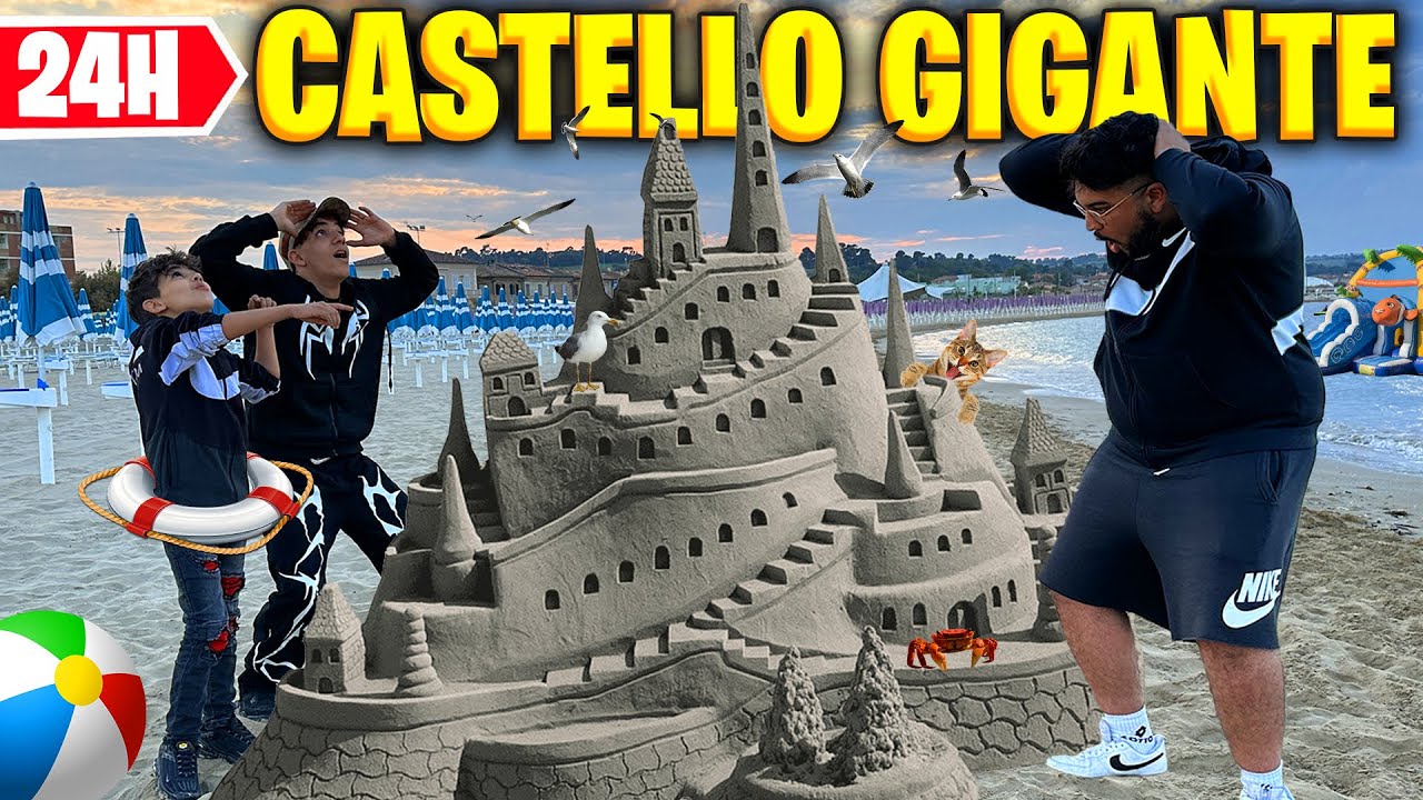 ABBIAMO COSTRUITO UN CASTELLO GIGANTE IN MENO DI 24H 😱 OPERAZIONE IMPOSSIBILE 😭