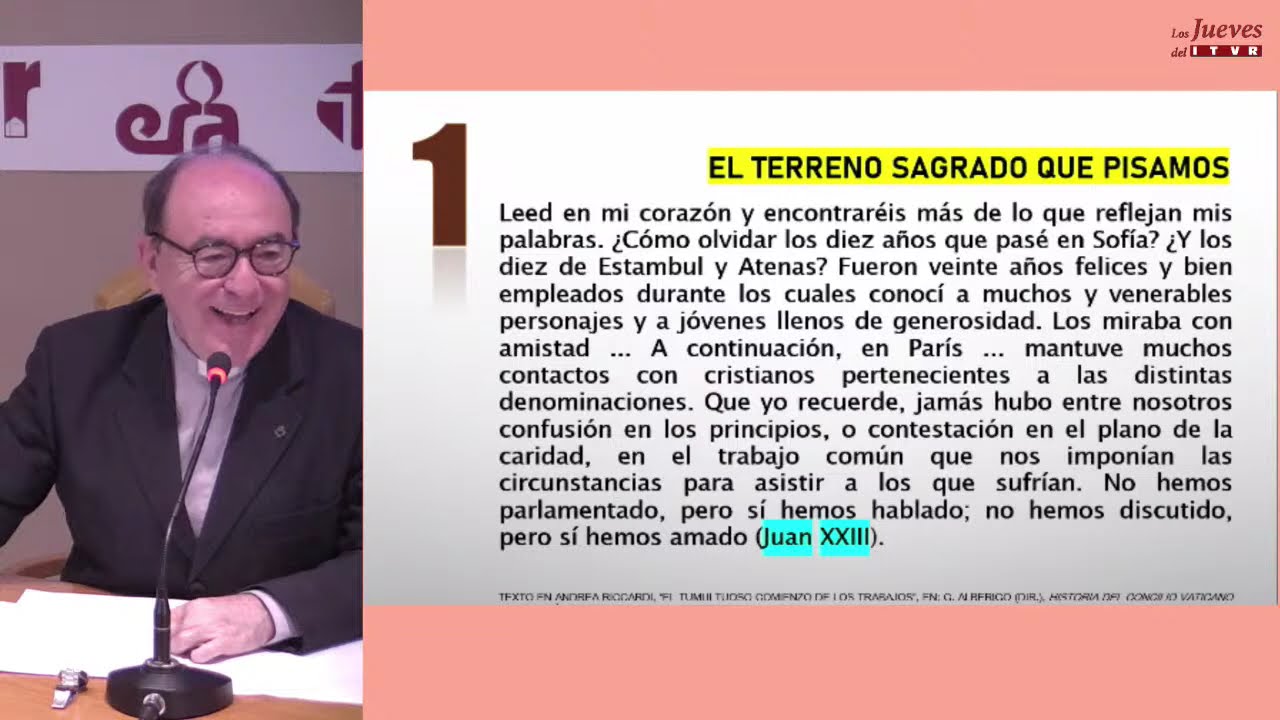 LOS JUEVES DEL ITVR. ORANTES Y PEREGRINOS