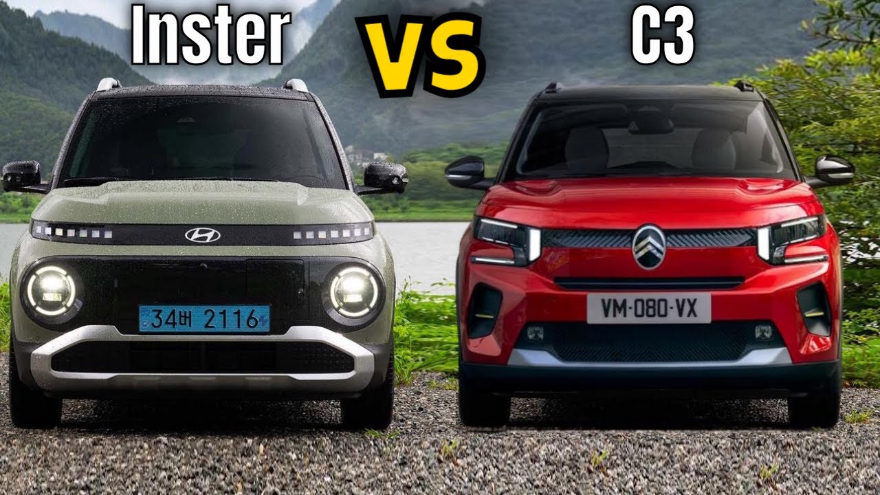 Citroën C3 vs. Hyundai Inster – Welcher E-Kleinstwagen ist besser?