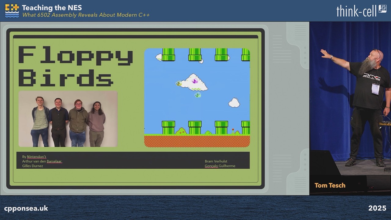 Lightning Talk: Teaching the NES - What 6502 Assembly Reveals About Modern C++ - Tom Tesch