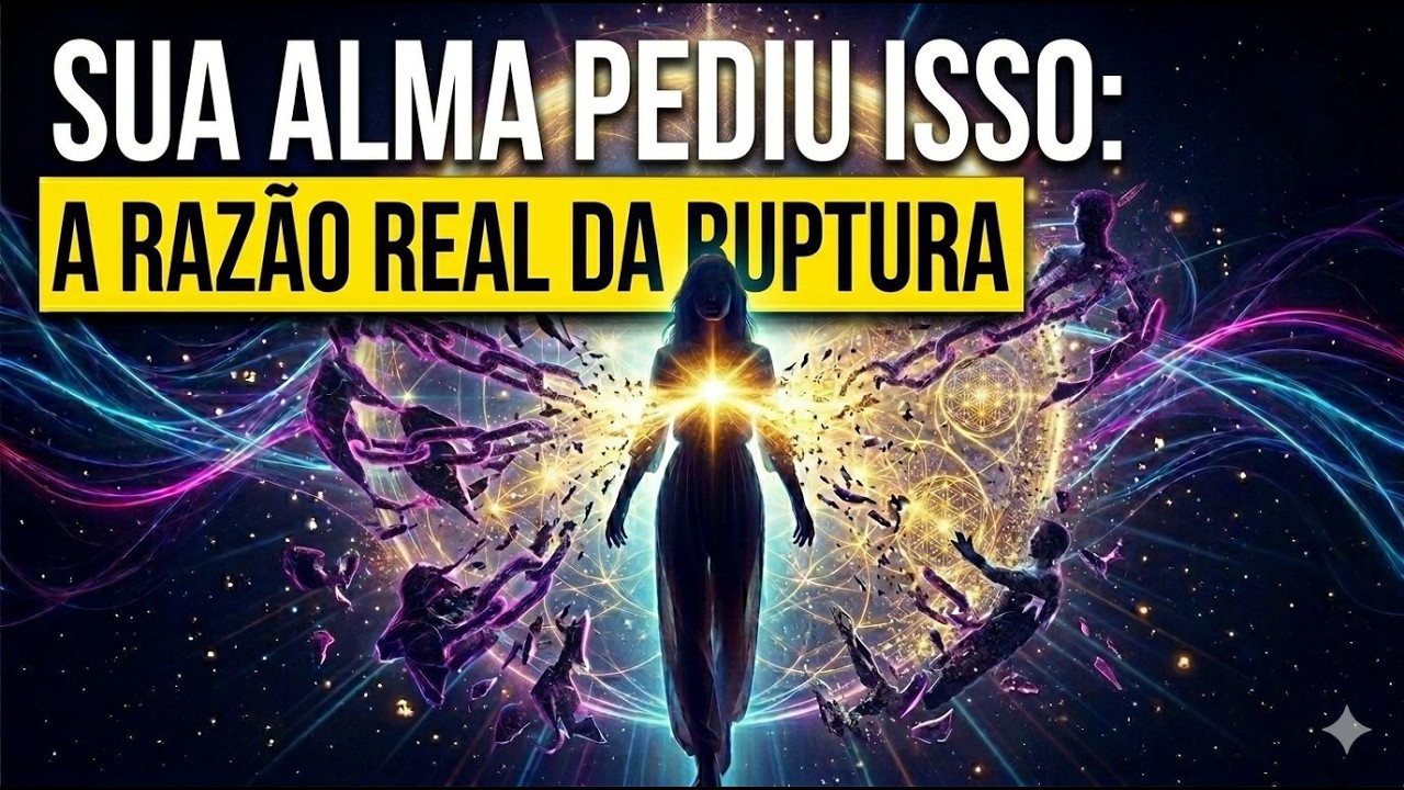 Sua alma pediu essa ruptura e A RAZÃO REAL está AQUI