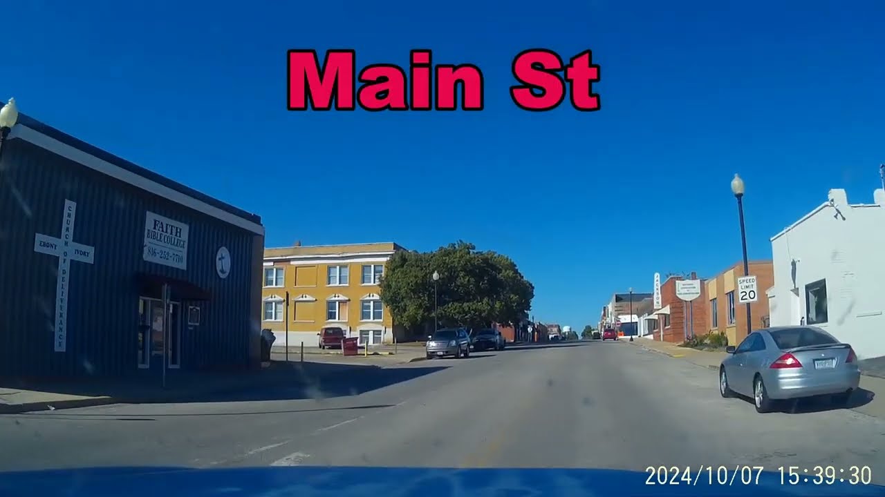 Independence, MO - Driving around Old Town - Dashcam Video