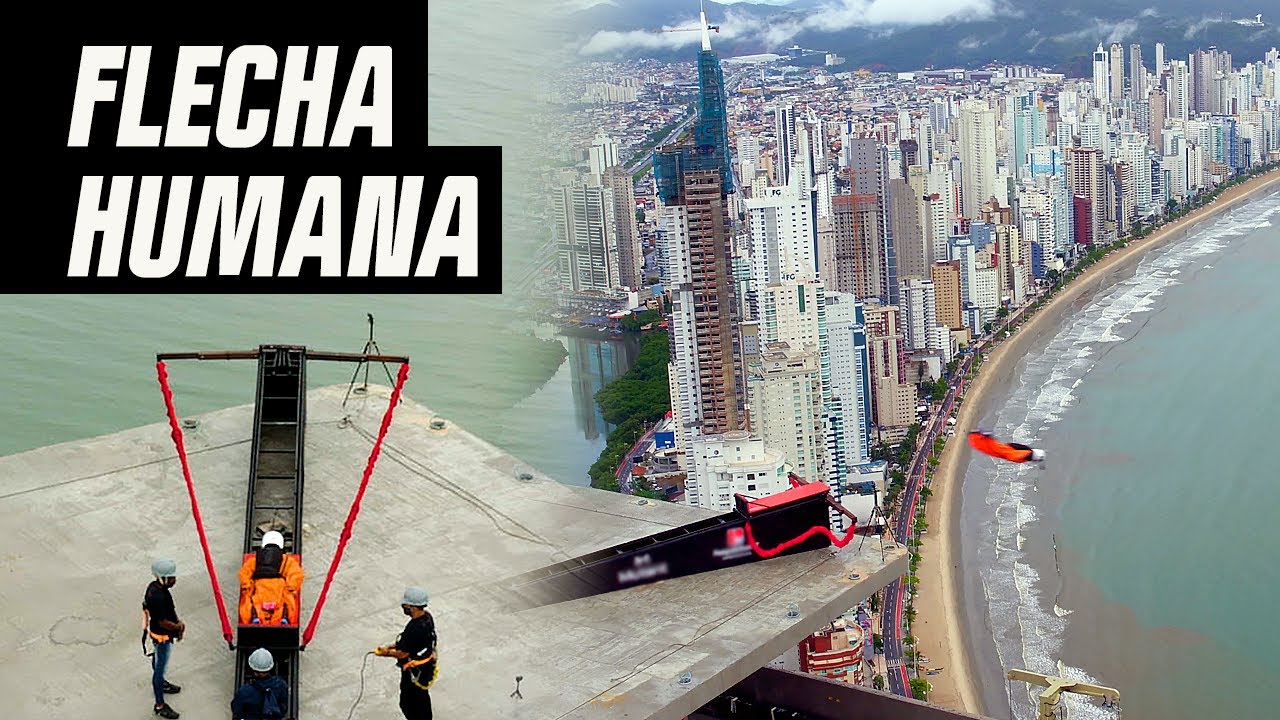 Luigi Cani faz um ARCO E FLECHA HUMANO salta do MAIOR PRÉDIO DO BRASIL | Canal OFF