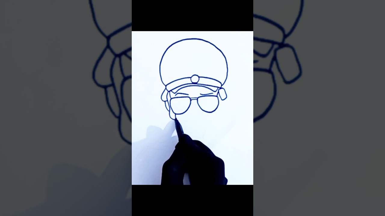 How to draw Inspector Chingum 