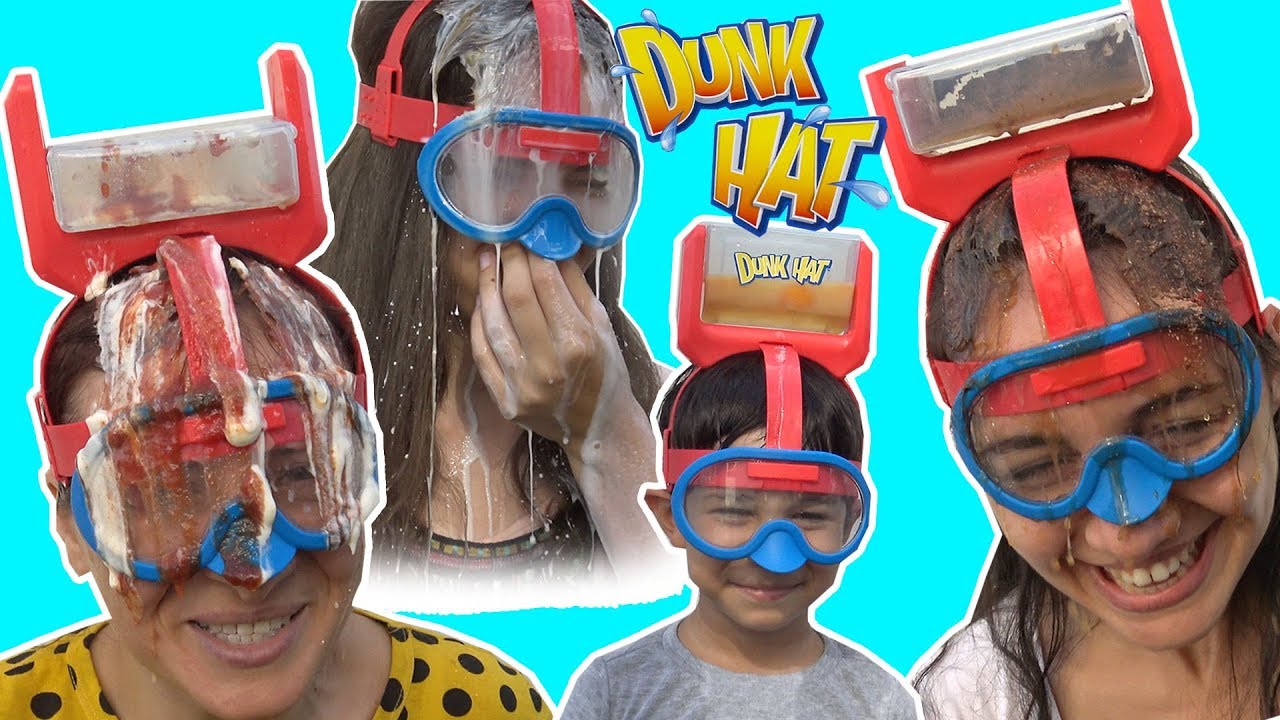 DUNK HAT CHALLENGE !! Yumurta Kimin Kafasına Kırıldı? Funny water game With. Bidünya Oyuncak