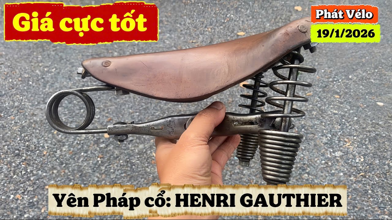 Yên đã bán - Phụ tùng xe đạp nhập Pháp giá mềm, ship cod - bao ship. Sđt 0971980665