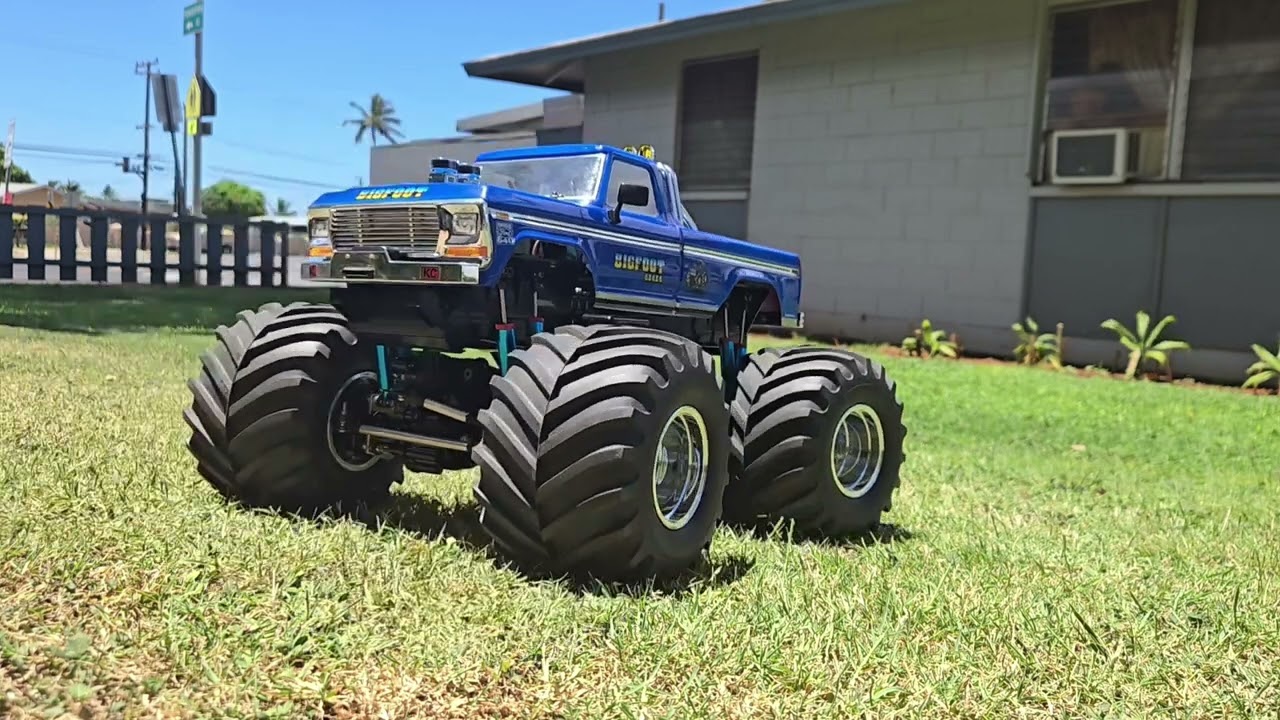 Tamiya Clodbuster Bigfoot #1 RC Monster Truck 1st Test Run #Bigfoot4x4x4 #BigfootMonsterTruck #RC