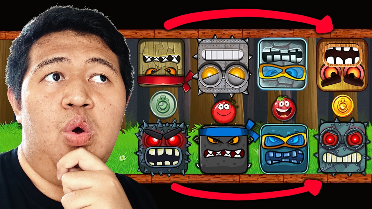 RED BALL 4: DUO TOMATO BALL VS DUO ALL BOSSES CLASSIC BALL FRIENDS 'Fusion Battle