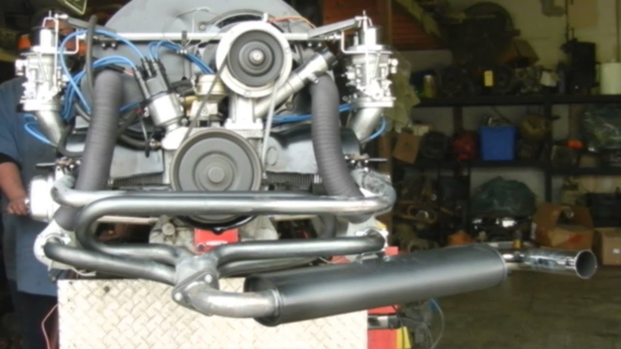 VW  Air Cooled Type 1 2110 CC Engine Dyno Pull
