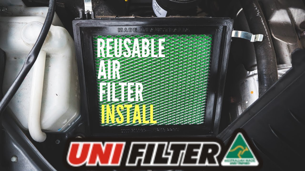 UNIFILTER // REUSABLE AIR FILTER INSTALL // AUSTRALIAN MADE // MQ TIRTON