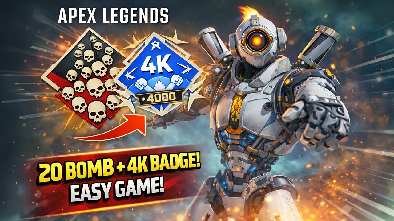 I Dropped 20 Kills & 4,000 Damage on Pathfinder | Apex Legends